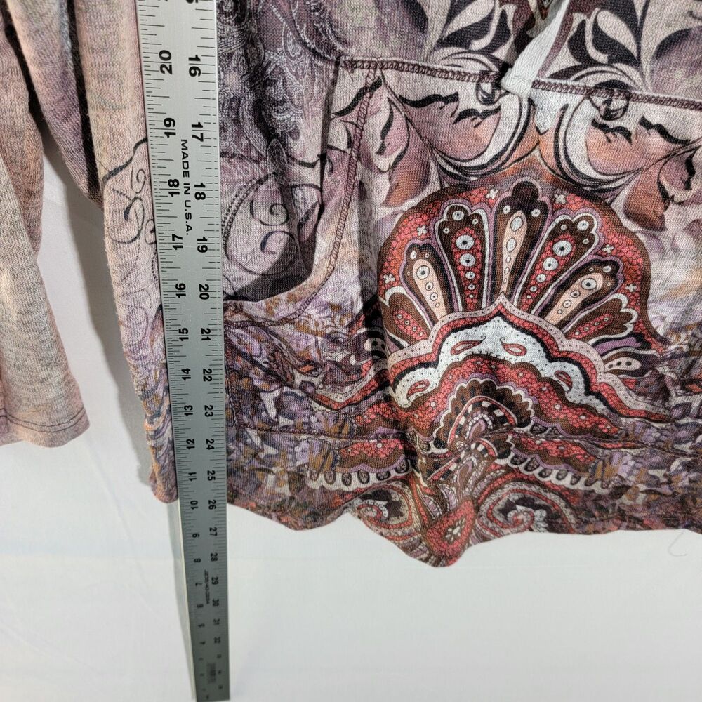 World Unity Multicolor Asymmetric Sweatshirt Pull… - image 6